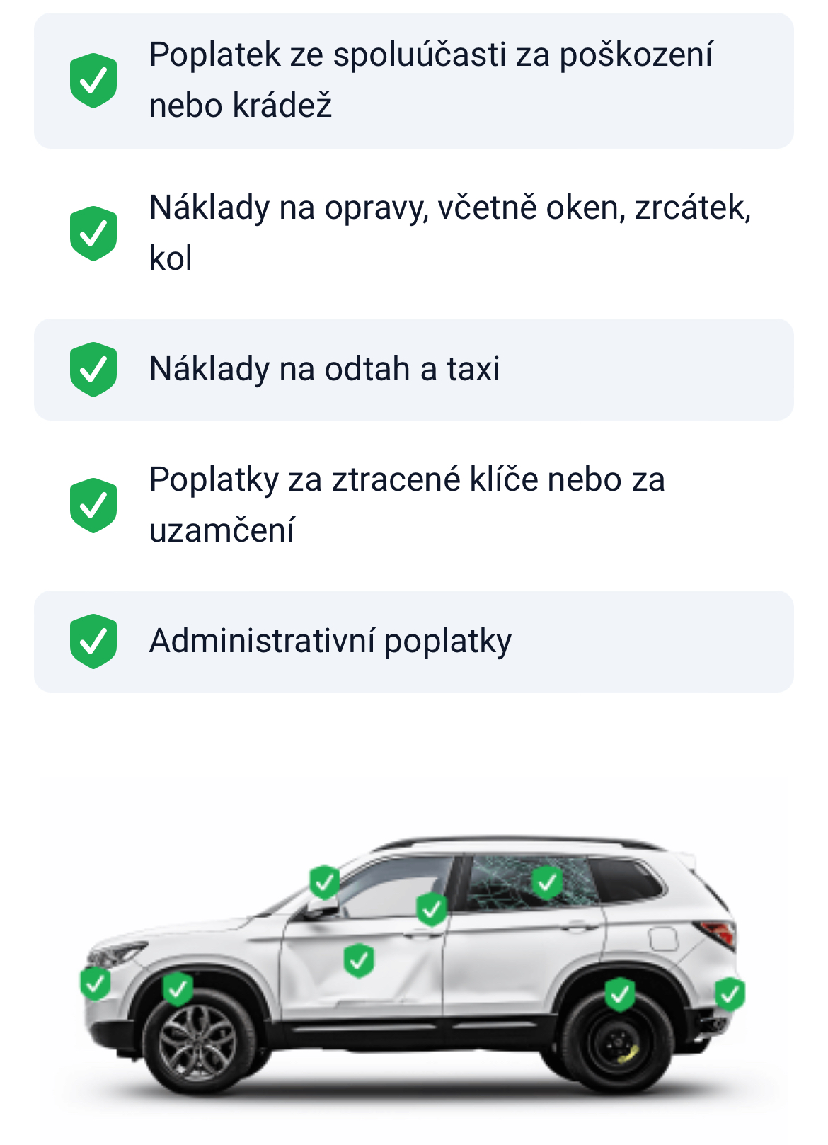 Pojištění půjčeného auta Sicílie